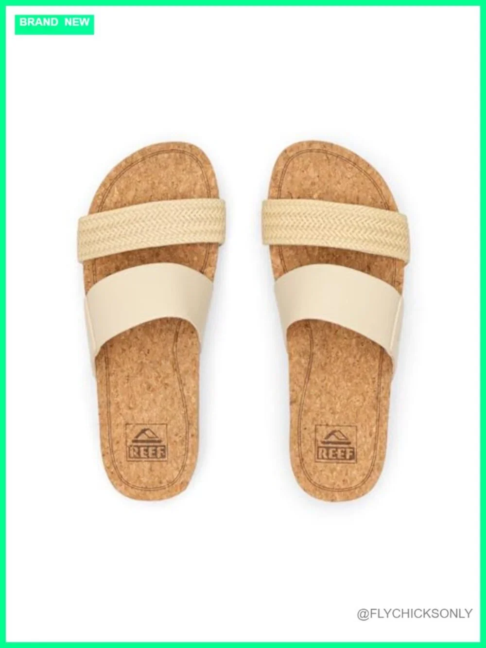 Vegan Leather Platform Slide Sandals with Arch Support and Cushion Footbed
